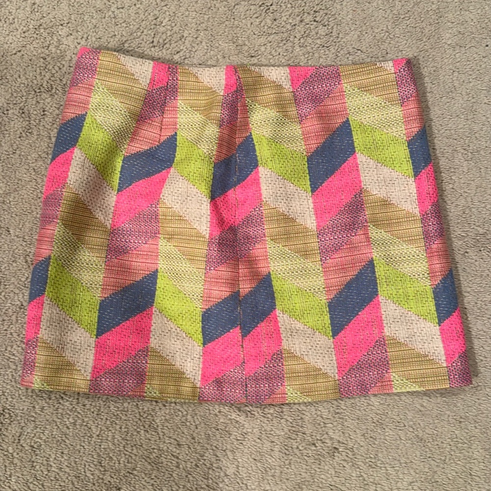 MILLY MULTICOLOR MINI SKIRT sz 4